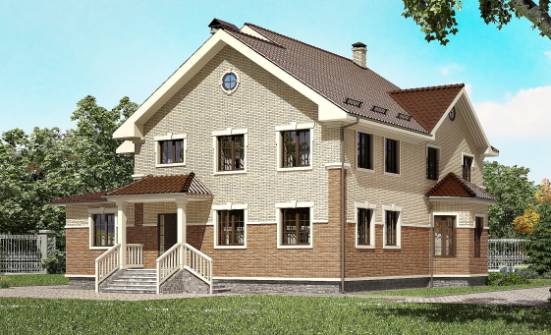 300-004-Л Проект двухэтажного дома, уютный коттедж из газосиликатных блоков Коряжма | Проекты домов от House Expert