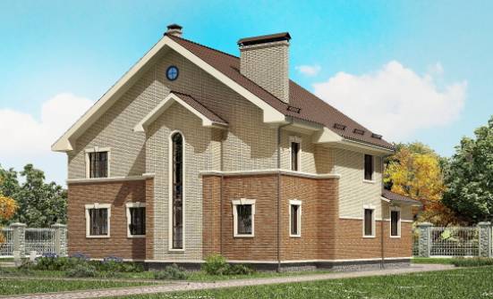 300-004-Л Проект двухэтажного дома, уютный коттедж из газосиликатных блоков Коряжма | Проекты домов от House Expert