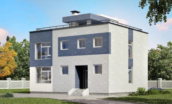 180-005-П Проект двухэтажного дома, уютный загородный дом из газобетона Коряжма | Проекты домов от House Expert