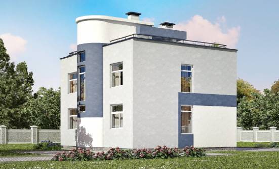 180-005-П Проект двухэтажного дома, уютный загородный дом из газобетона Коряжма | Проекты домов от House Expert