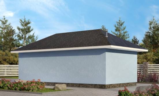 040-001-Л Проект гаража из поризованных блоков Няндома | Проекты домов от House Expert