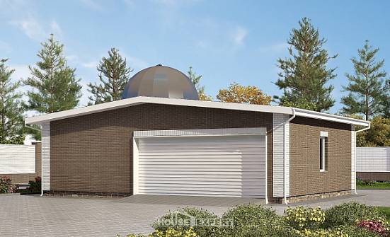 075-001-П Проект гаража из кирпича Мирный | Проекты домов от House Expert