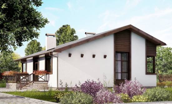 110-003-П Проект одноэтажного дома, экономичный домик из газобетона Котлас | Проекты домов от House Expert