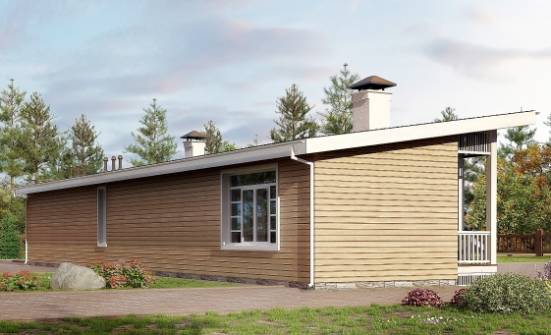 110-004-Л Проект бани из кирпича Каргополь | Проекты одноэтажных домов от House Expert