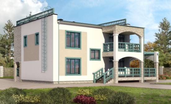 150-010-П Проект двухэтажного дома, простой дом из кирпича Каргополь | Проекты домов от House Expert