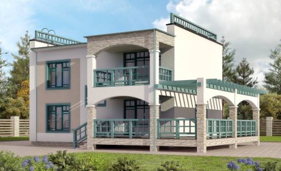150-010-П Проект двухэтажного дома, простой дом из кирпича Каргополь | Проекты домов от House Expert