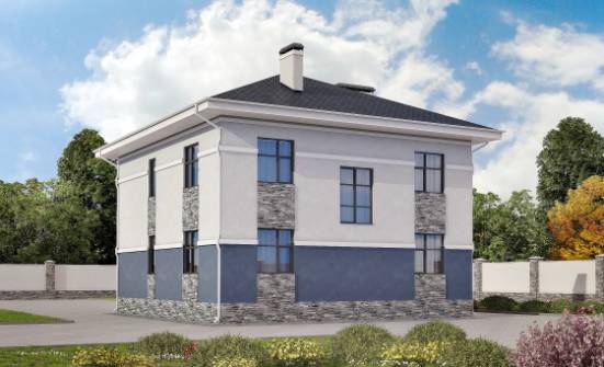 150-014-Л Проект двухэтажного дома, классический дом из газосиликатных блоков Вельск | Проекты домов от House Expert