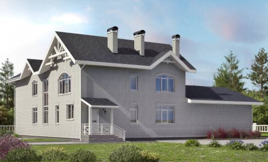 340-004-П Проект двухэтажного дома, красивый домик из пеноблока Архангельск | Проекты домов от House Expert