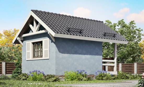 020-001-П Проект одноэтажного дома, скромный домик из дерева Котлас | Проекты одноэтажных домов от House Expert