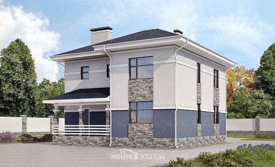 150-014-Л Проект двухэтажного дома, классический дом из газосиликатных блоков Вельск | Проекты домов от House Expert