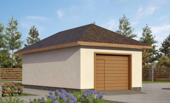 040-001-П Проект гаража из поризованных блоков Котлас | Проекты домов от House Expert