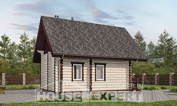 035-001-Л Проект бани из дерева Новодвинск, House Expert