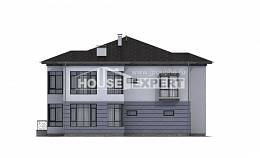 300-006-Л Проект двухэтажного дома и гаражом, большой коттедж из кирпича, Коряжма