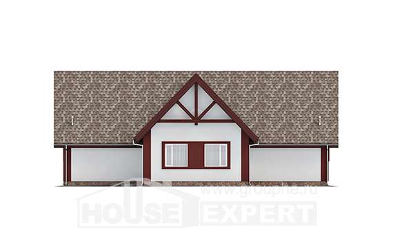 145-002-Л Проект гаража из твинблока Вельск, House Expert