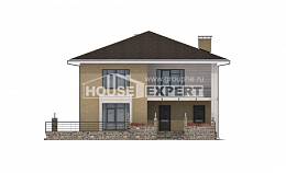 180-015-Л Проект двухэтажного дома, небольшой дом из пеноблока Архангельск, House Expert