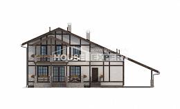 250-002-Л Проект двухэтажного дома с мансардным этажом и гаражом, просторный коттедж из кирпича Архангельск, House Expert