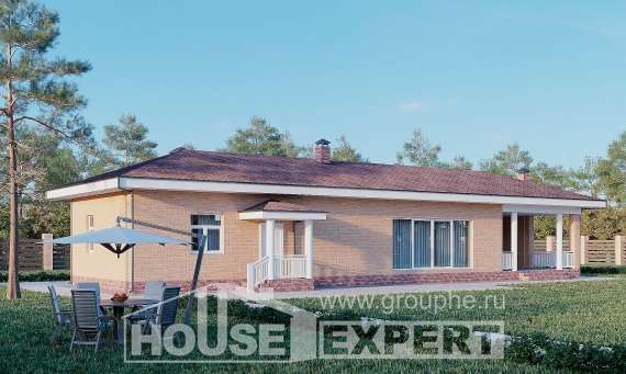 110-006-П Проект бани из арболита Северодвинск, House Expert