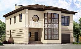 300-006-П Проект двухэтажного дома, гараж, современный коттедж из кирпича Коряжма, House Expert
