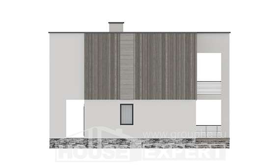 150-017-П Проект двухэтажного дома, уютный загородный дом из керамзитобетонных блоков, Котлас
