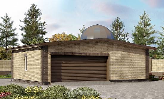 075-001-Л Проект гаража из кирпича Мирный | Проекты домов от House Expert