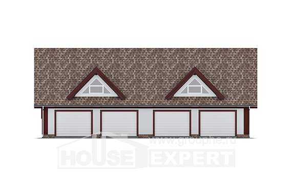 145-002-Л Проект гаража из арболита Няндома, House Expert